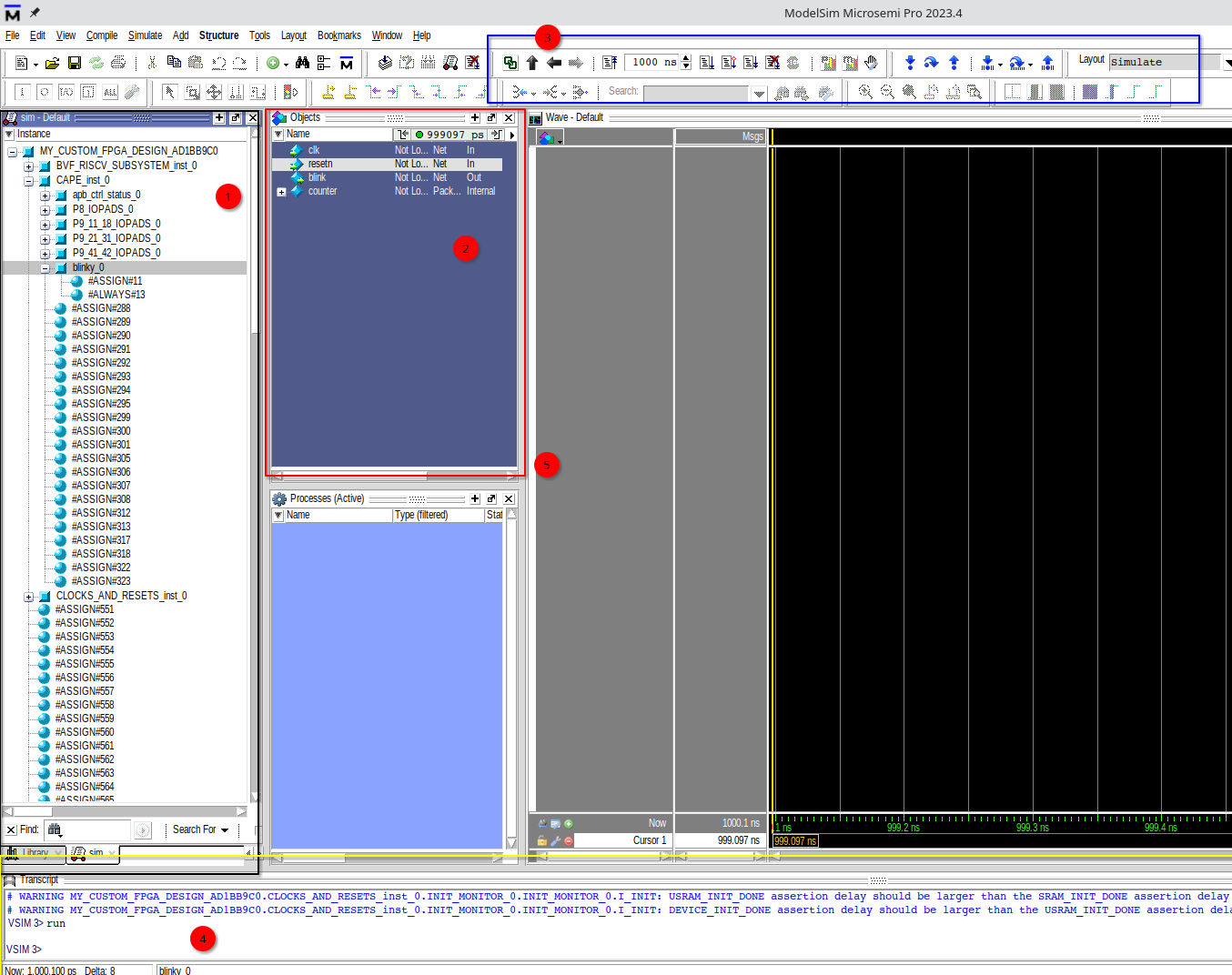 ModelSim Window